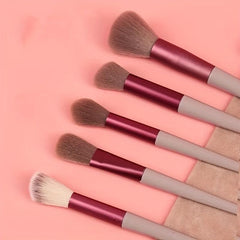 13pcs Makeup Brush Set Soft Fur Highlighter Powder Foundation Concealer Tool
