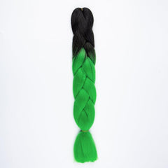 Pure Ombre Jumbo Box Braids Hair Extension Synthetic Crochet Braids