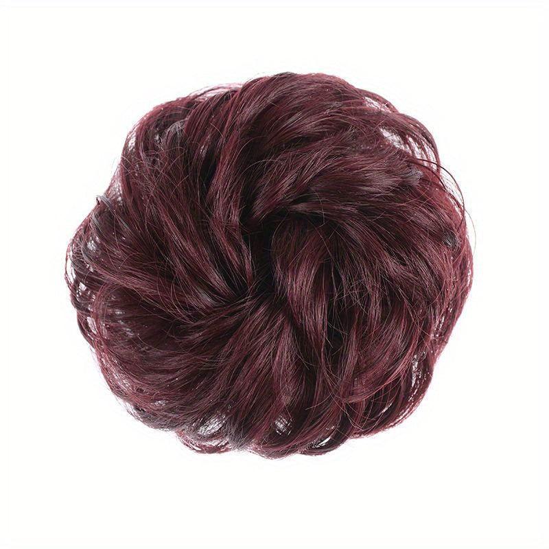 Wavy Curly Scrunchies Hair Extensions Thick Updo Ponytail Hairpieces