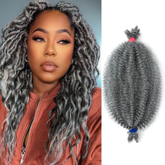 Springy Afro Twist Hair Kinky Twist Braiding Hair Extensions
