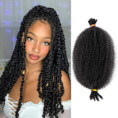 Springy Afro Twist Hair Kinky Twist Braiding Hair Extensions