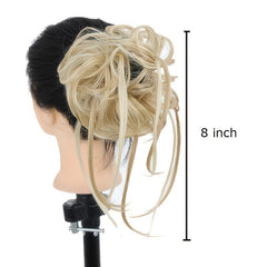 Messy Bun Hair Piece Long Tousled Updo Hair Bun Extensions