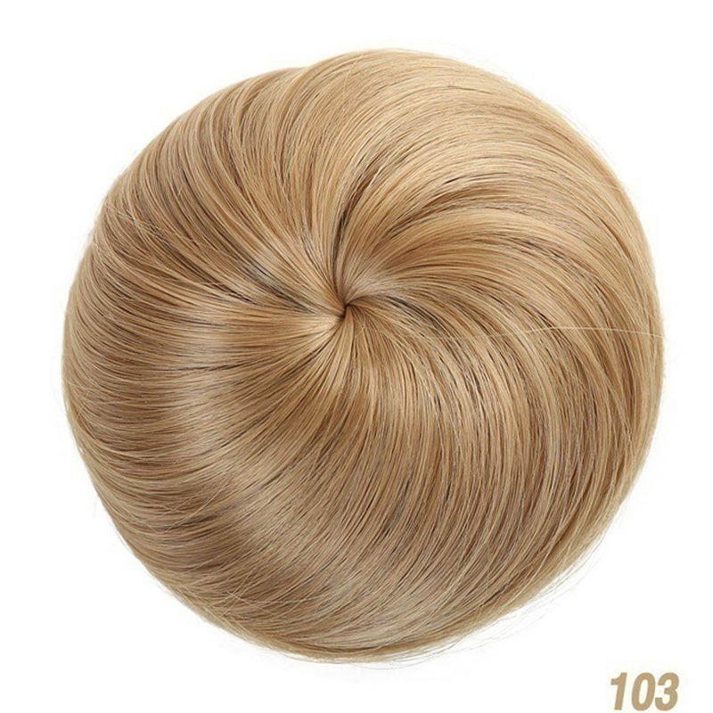 Onedor Synthetic Hair Extension Chignon Donut Bun Wig Hairpiece