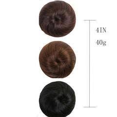 Onedor Synthetic Hair Extension Chignon Donut Bun Wig Hairpiece