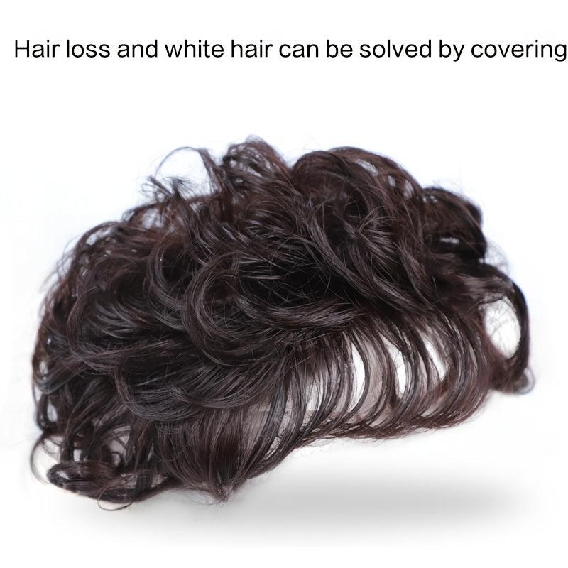 Curly Synthetic Hair Toppers Clip In Extensions for Voluminous Look