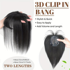 3D Bangs Invisible Seamless Head Hair Water Ripple Hair Air Bangs
