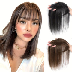 3D Bangs Invisible Seamless Head Hair Water Ripple Hair Air Bangs