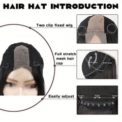 Long Straight Wigs For Women Synthetic Straight Wig Natural Look 30 Inch