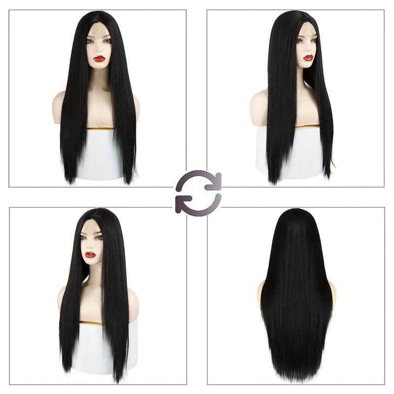 Long Straight Wigs For Women Synthetic Straight Wig Natural Look 30 Inch