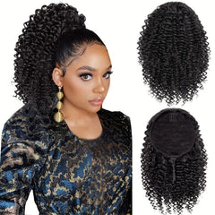 Short Kinky Curly Ponytail Extensions For Women