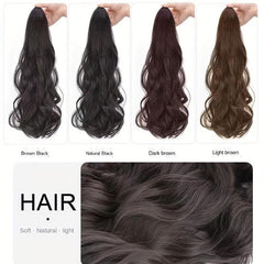 55 88 Cm Women's Ponytail Extension Long Curly Straight Ponytail Extensions