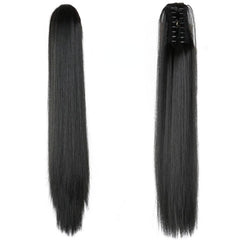 55 88 Cm Women's Ponytail Extension Long Curly Straight Ponytail Extensions
