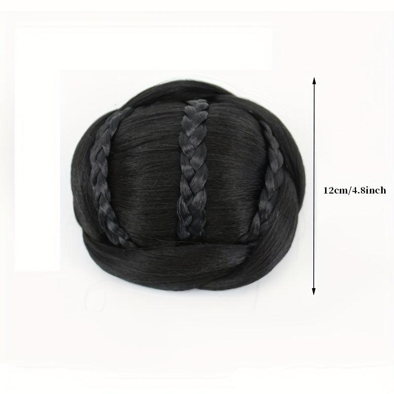 Braided Hair Bun Clip In Hair Bun Donut Hair Rollers