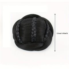 Braided Hair Bun Clip In Hair Bun Donut Hair Rollers