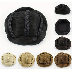 Braided Hair Bun Clip In Hair Bun Donut Hair Rollers