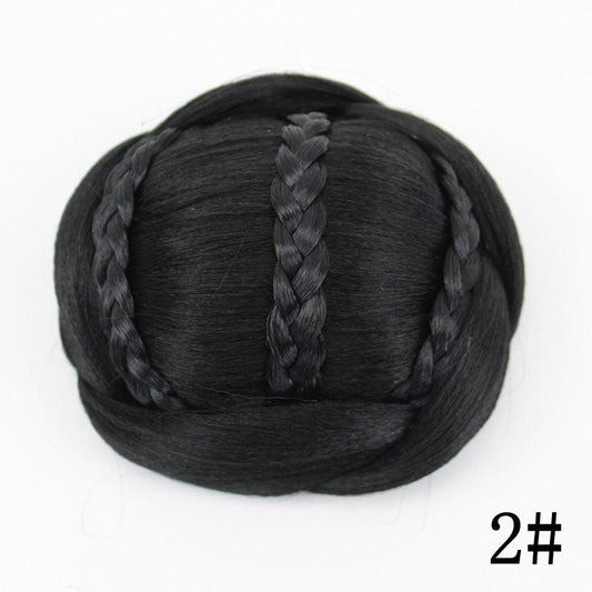 Braided Hair Bun Clip In Hair Bun Donut Hair Rollers