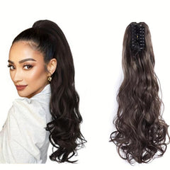 Long Curly Wavy Ponytail Extension for Women