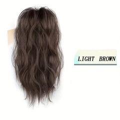 Short Curly Wavy Ponytail Extensions Synthetic Clip In Hair Extensions