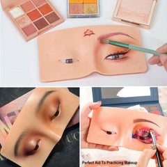 Silicone Makeup Practice Board for Artists & Beginners