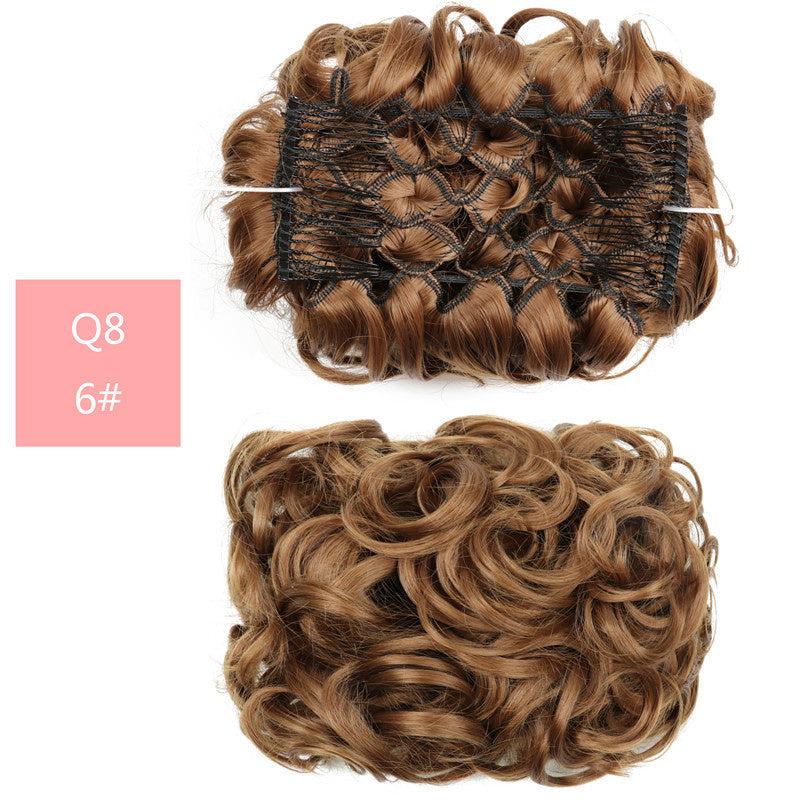 Chignon Wedding Hairpiece Curly Bun Extensions Updo Hair Pieces