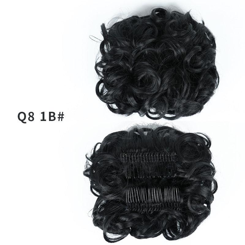 Chignon Wedding Hairpiece Curly Bun Extensions Updo Hair Pieces