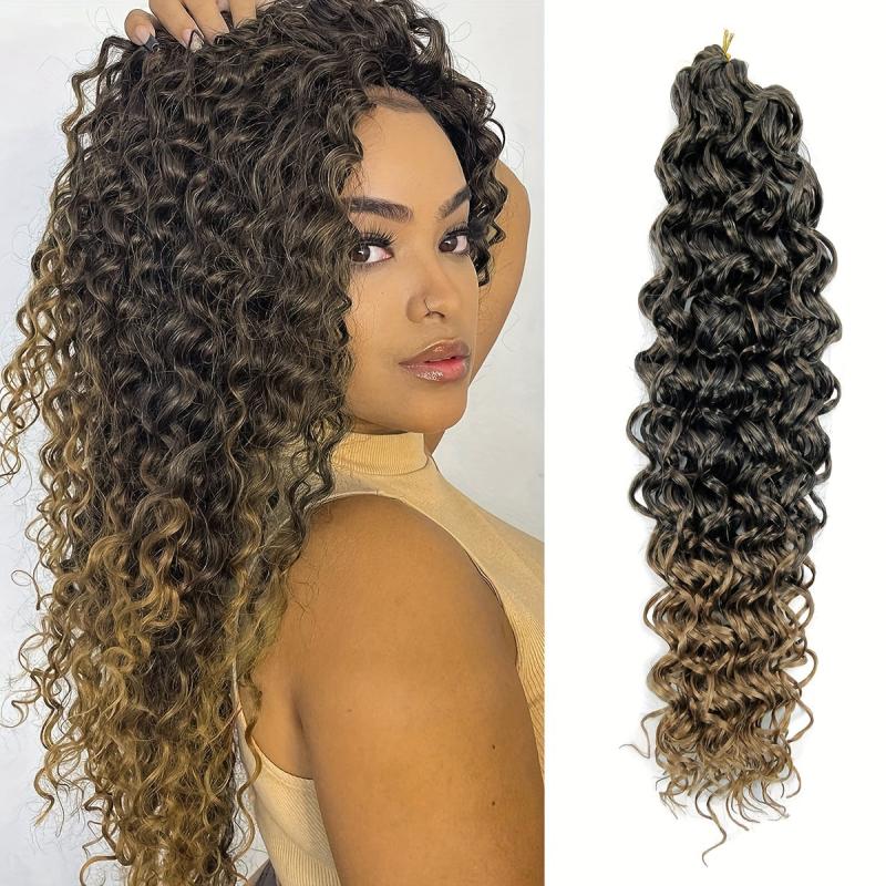 Water Wave Crochet Hair Ombre Synthetic Bohemian Crochet Braid