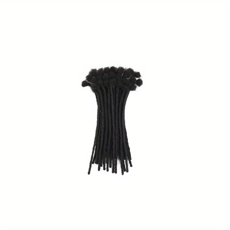 Dreadlock Braids Human Hair Crochet Hair Extensions 10 Strands Pack