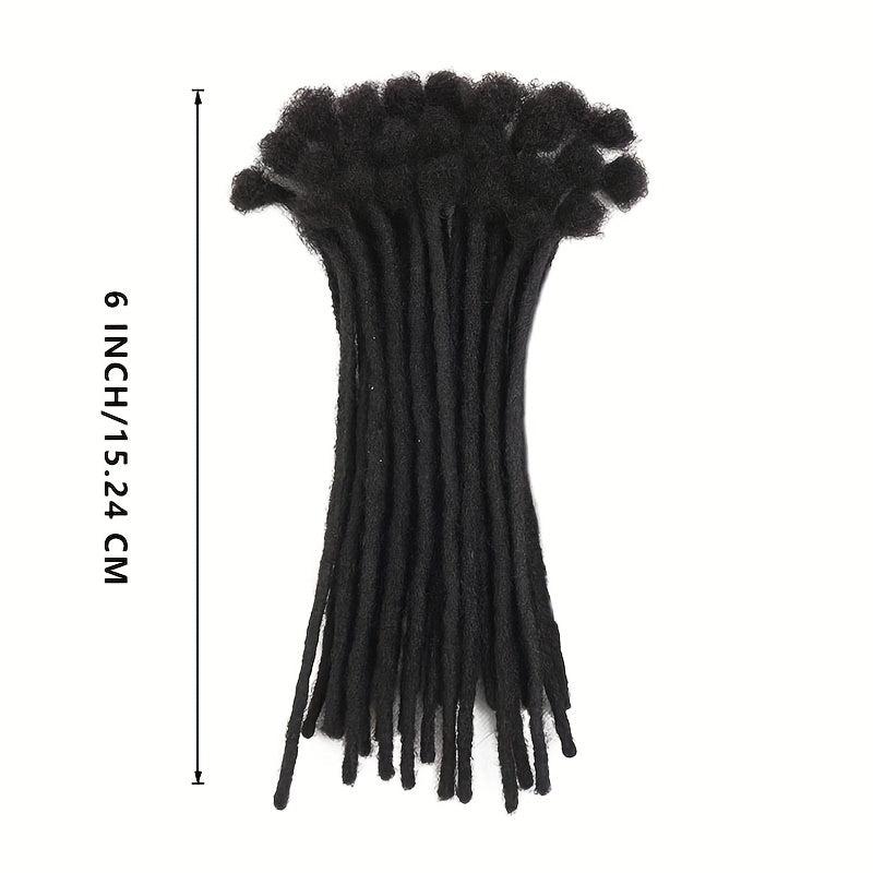 Dreadlock Braids Human Hair Crochet Hair Extensions 10 Strands Pack