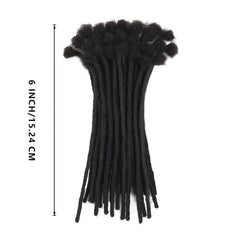 Dreadlock Braids Human Hair Crochet Hair Extensions 10 Strands Pack