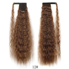 Heat Resistant Corn Wave Ponytail Extension Synthetic Hair for Women