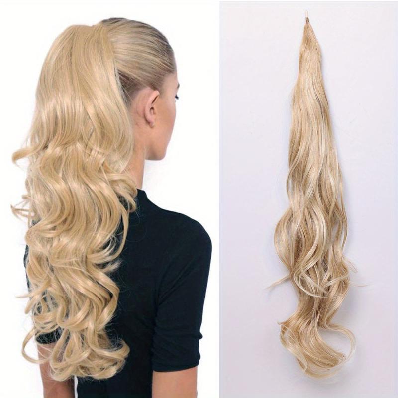 Curly Wavy Ponytail Extension 81 28 cm Full&Thick Long Synthetic Ponytail