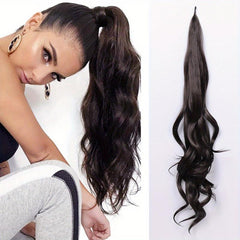 Curly Wavy Ponytail Extension 81 28 cm Full&Thick Long Synthetic Ponytail