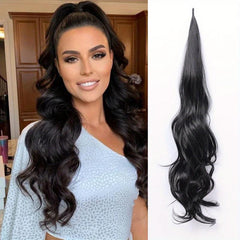 Curly Wavy Ponytail Extension 81 28 cm Full&Thick Long Synthetic Ponytail