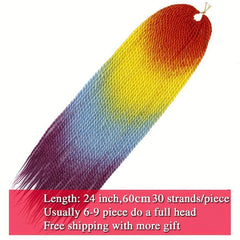 Y2K Senegal Twist Crochet Hair Extension
