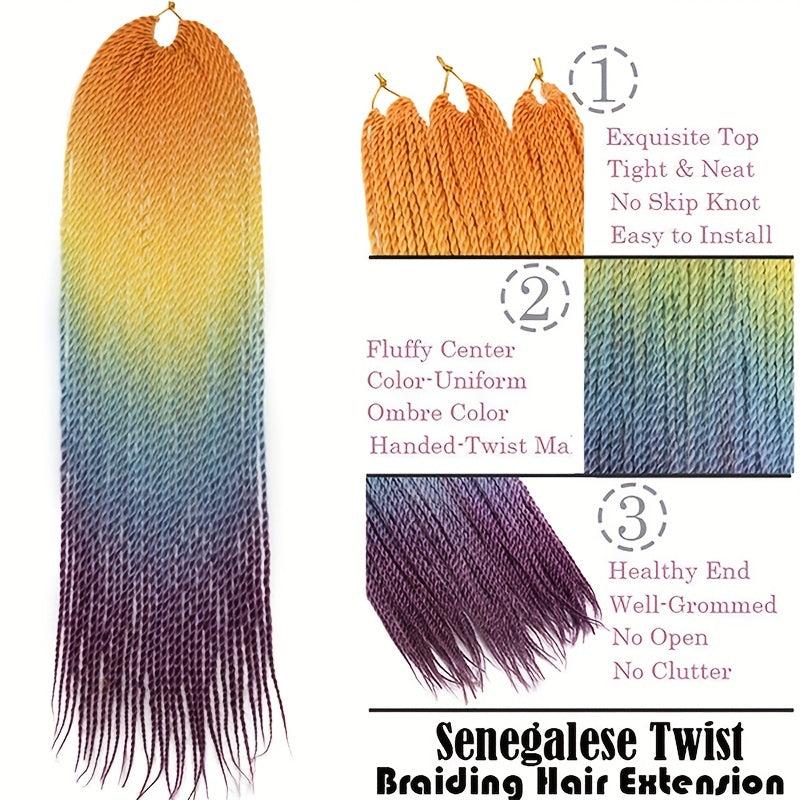 Y2K Senegal Twist Crochet Hair Extension