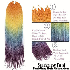 Y2K Senegal Twist Crochet Hair Extension