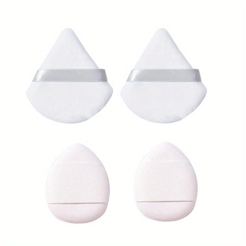 12 Pcs Triangle & Mini Powder Puffs Portable Makeup Sponge Set