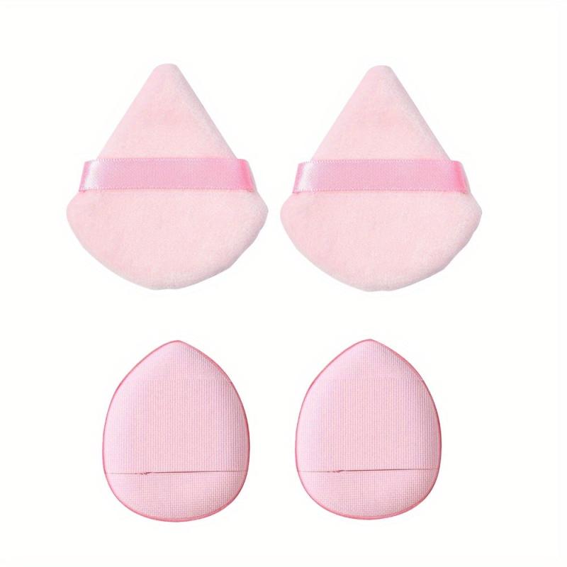 12 Pcs Triangle & Mini Powder Puffs Portable Makeup Sponge Set