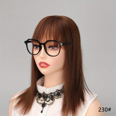9 12 Hair Toppers With Bangs - Straight Hair Pieces for Women