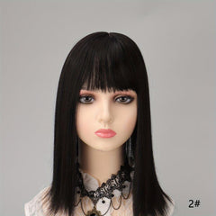 9 12 Hair Toppers With Bangs - Straight Hair Pieces for Women