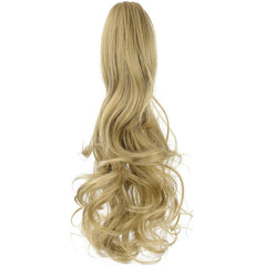 Curly Hair Clip In Ponytail Extension Natural Wavy Claw On Hairpiece
