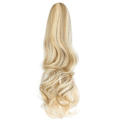 Curly Hair Clip In Ponytail Extension Natural Wavy Claw On Hairpiece