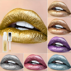 Golden Bar Lipstick Long Lasting Matte Velvet Finish Waterproof Lip Gloss