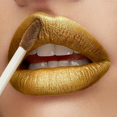 Golden Bar Lipstick Long Lasting Matte Velvet Finish Waterproof Lip Gloss