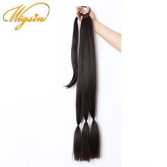 Synthetic Braided Ponytail Hairpiece Wrap Around Hair Extensions