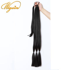 Synthetic Braided Ponytail Hairpiece Wrap Around Hair Extensions