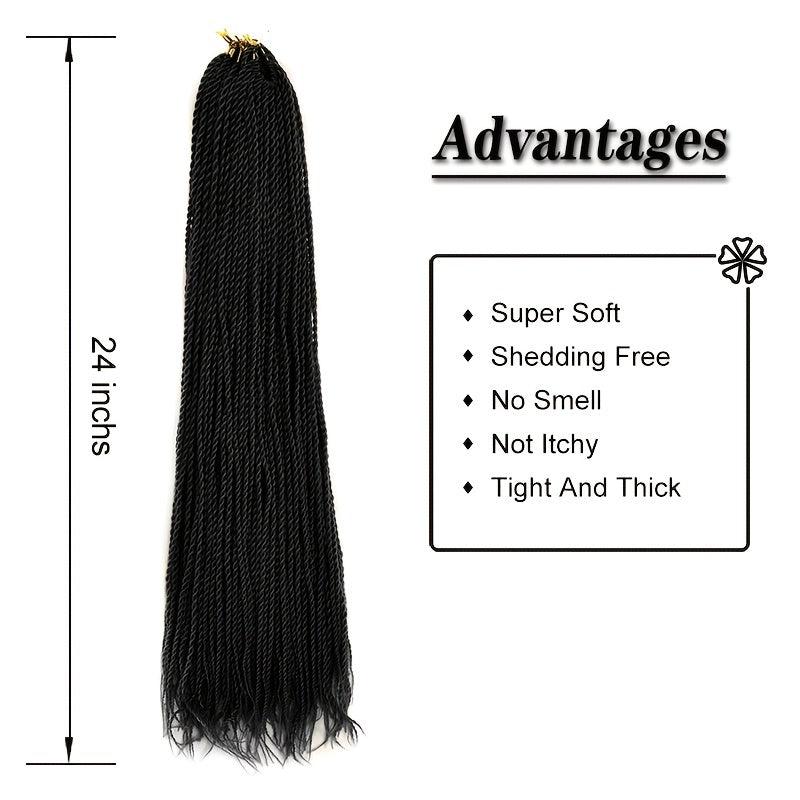 Senegalese Twist Crochet Hair Pre Looped Crochet Braids Hair