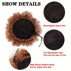 Synthetic Afro Puff Ponytail for Women