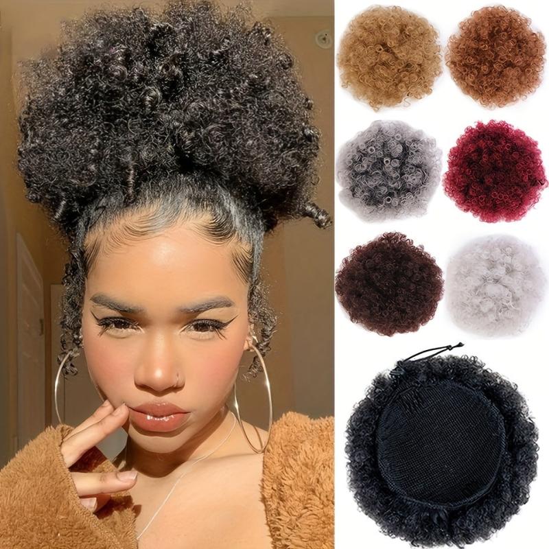 Synthetic Afro Puff Ponytail for Women