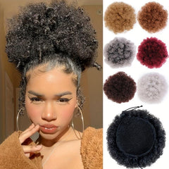 Synthetic Afro Puff Ponytail for Women
